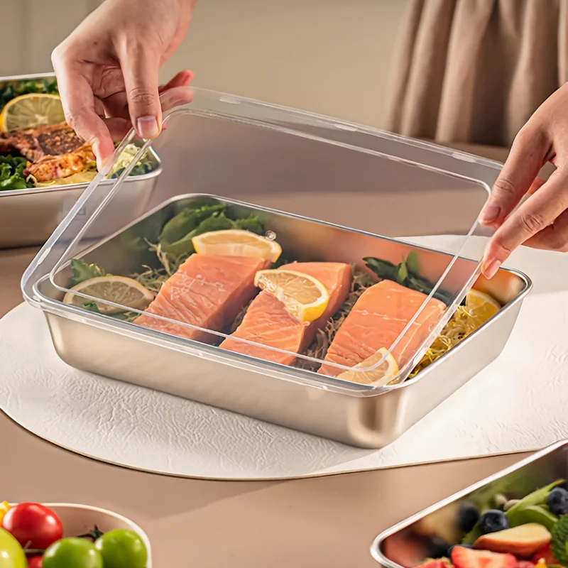 3pcs Stainless Steel Food Cont - Food Storage Unit avis et prix