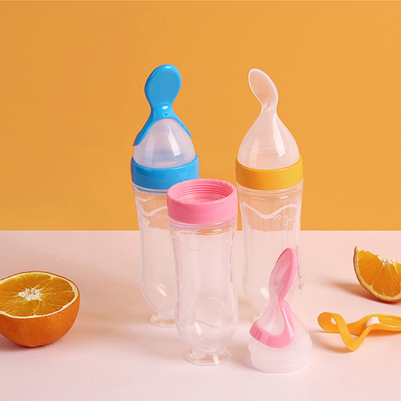 Squeezing Feeding Bottle Silic - Food Storage Drums avis et prix