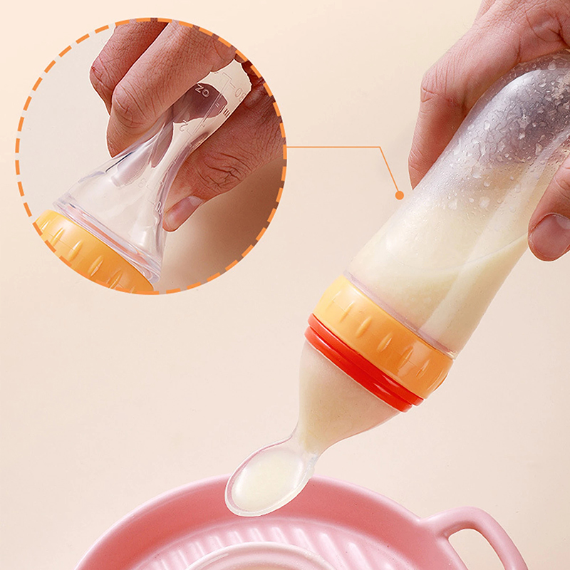 Squeezing Feeding Bottle Silic - Food Storage Drums avis et prix