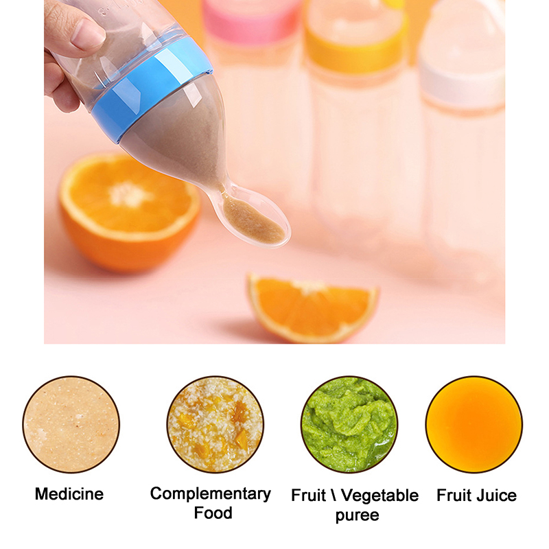 Squeezing Feeding Bottle Silic - Food Storage Drums avis et prix