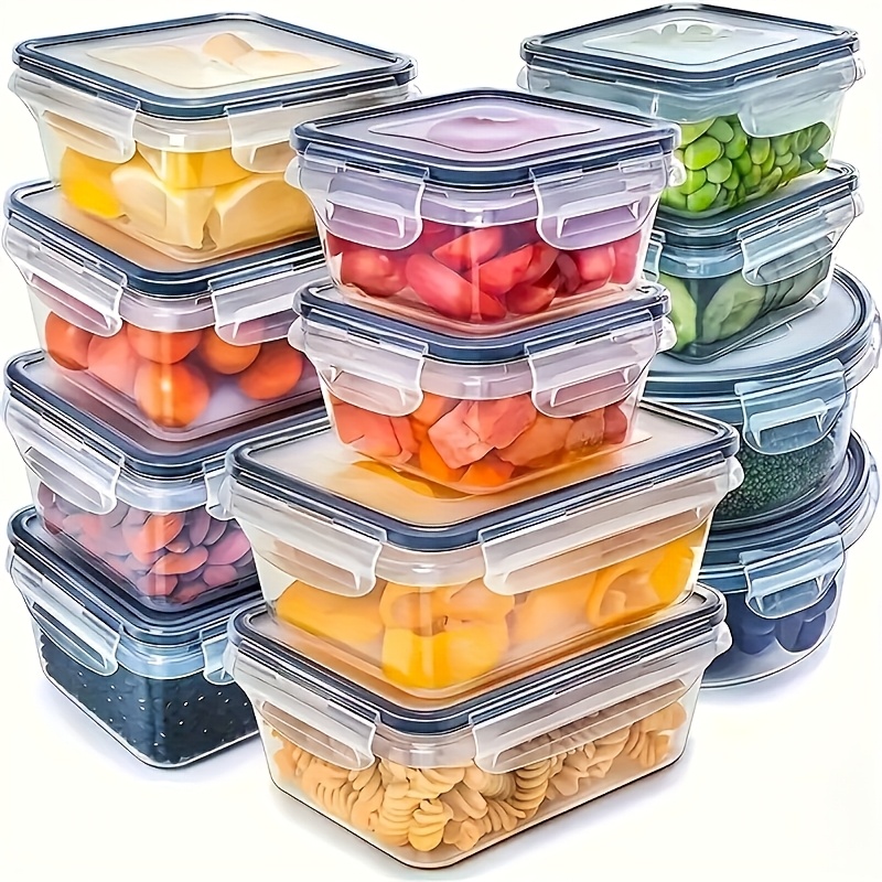 8Pcs Set Includes 4 Containers - Food Storage Order avis et prix