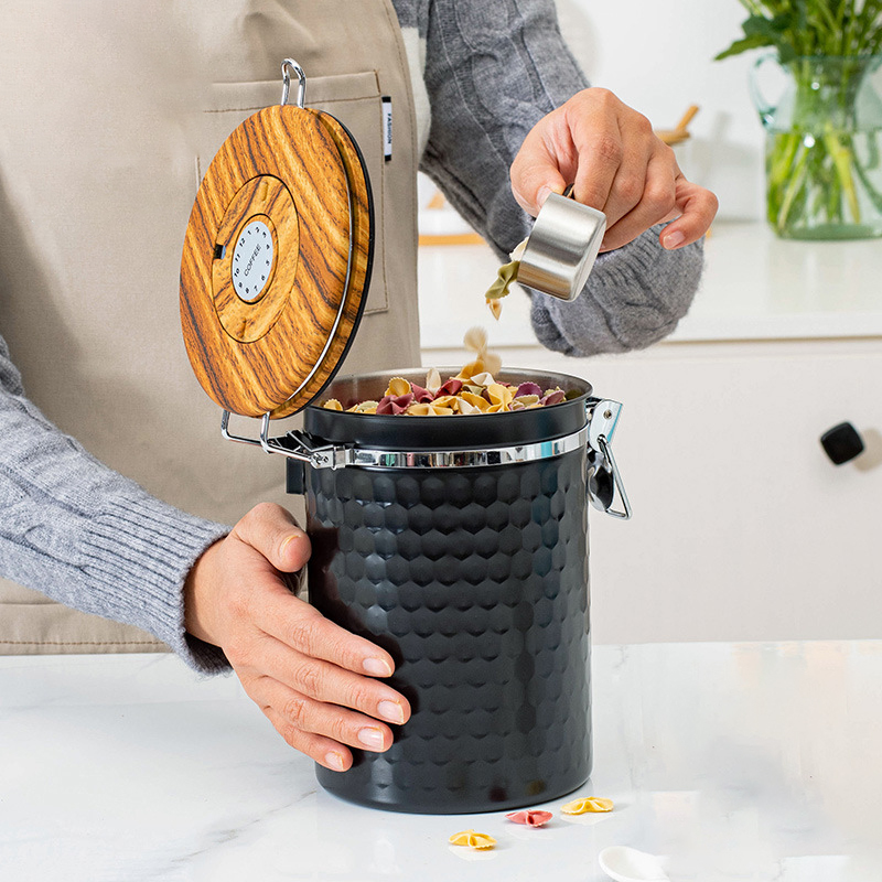 Kitchen Stainless Steel Coffee - Food Storage Stainless Steel Containers avis et prix