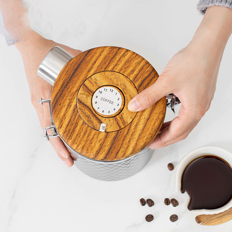Kitchen Stainless Steel Coffee - Food Storage Stainless Steel Containers avis et prix