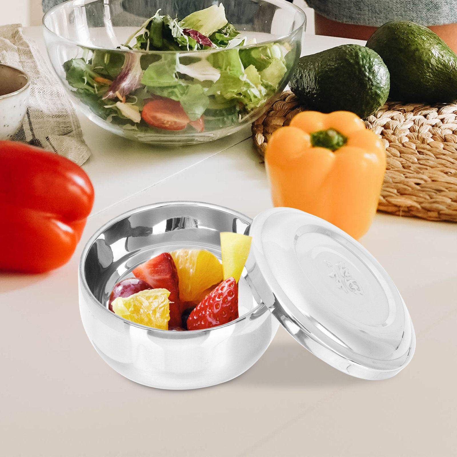 Double-Layer Stainless Steel R - Food Storage Home avis et prix