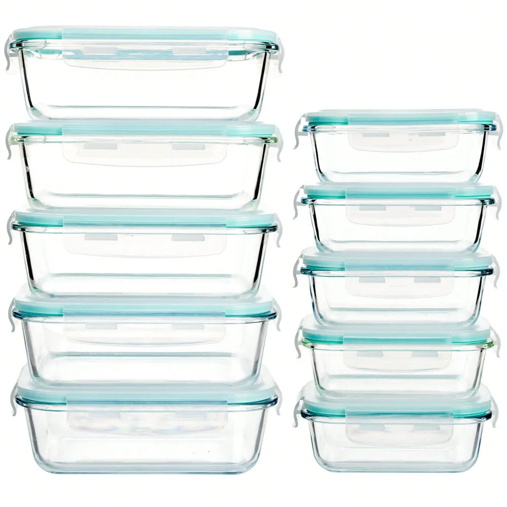 Pieces Glass Meal Prep Contain - Food Storage Home avis et prix