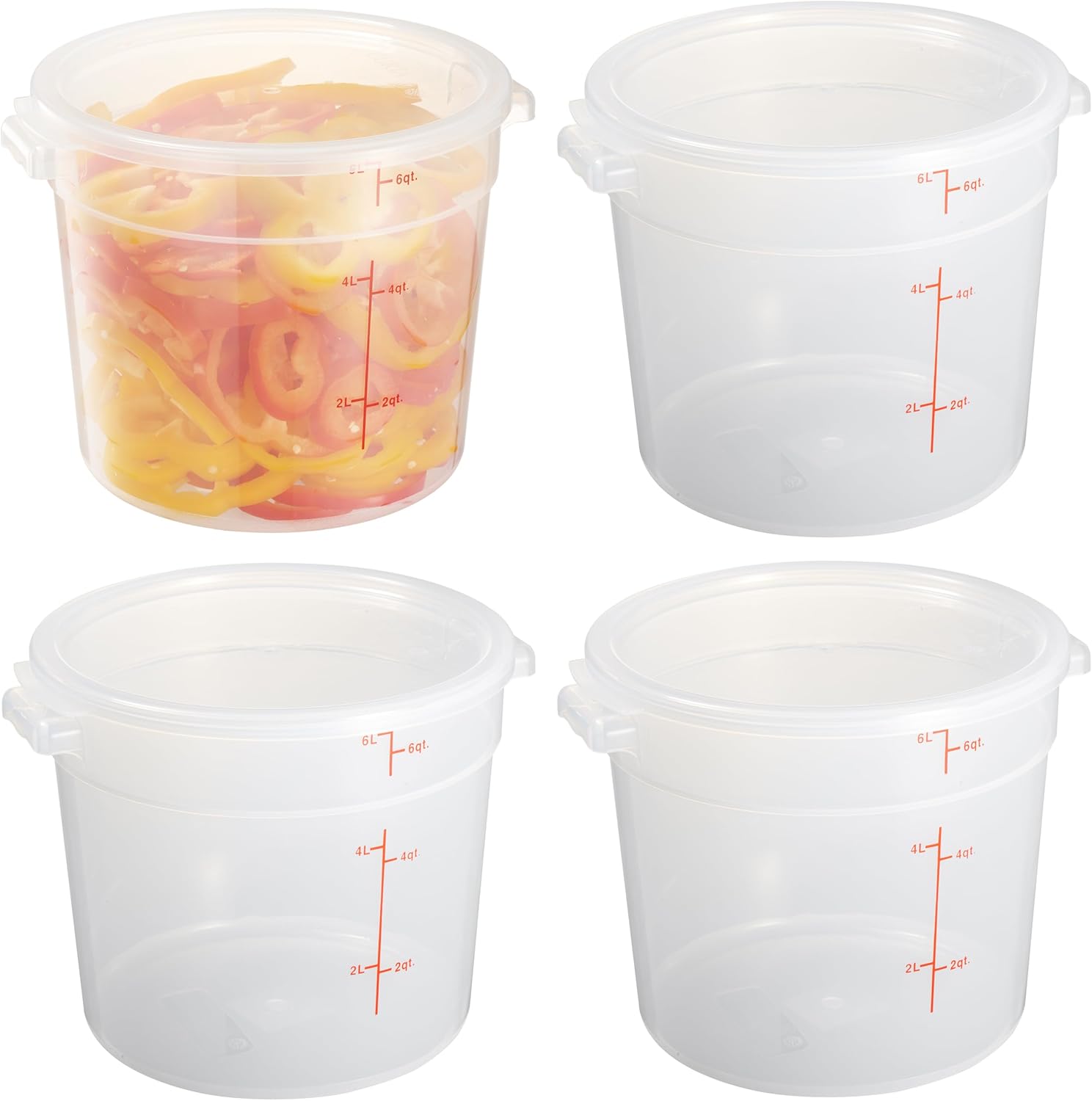 6 Quart Translucent Food Stora - Food Storage 4 Quart avis et prix
