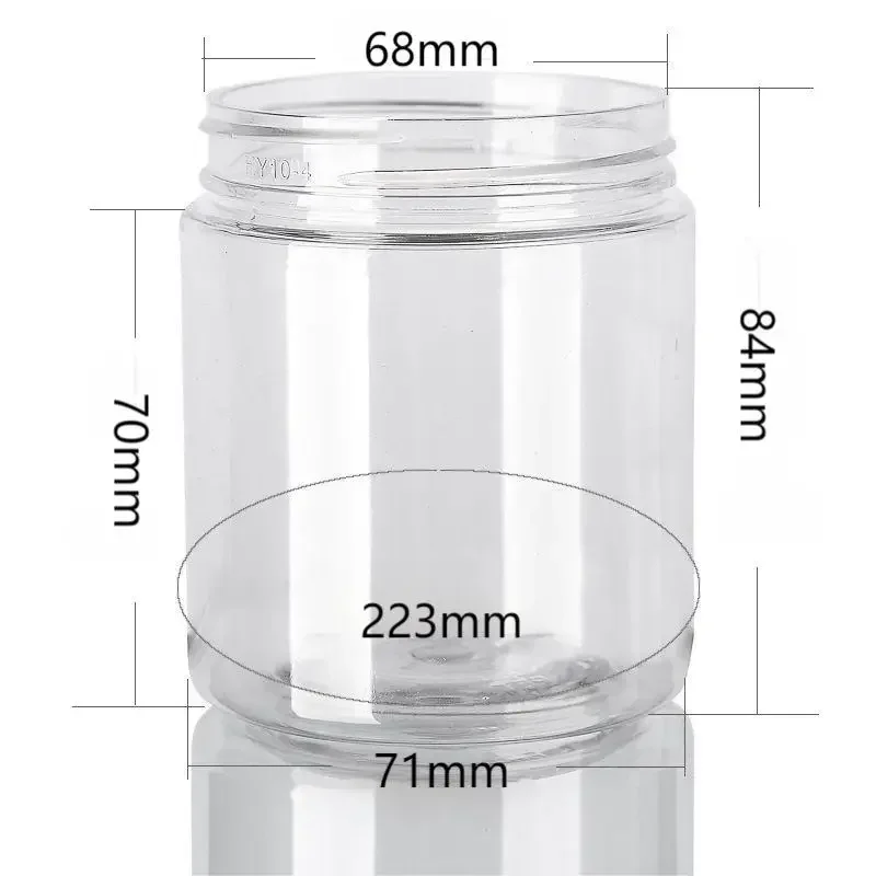 20pcs 250ml Clear Empty Plasti - Food Storage Aluminum Containers avis et prix