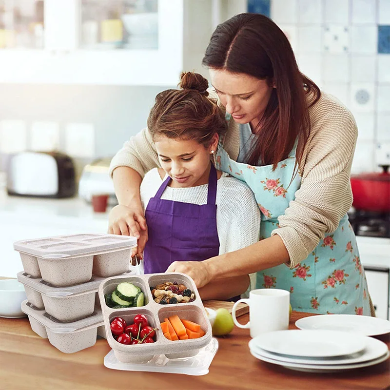 4 Grids Food Storage Box Porta - Food Storage Drawer Organizer avis et prix