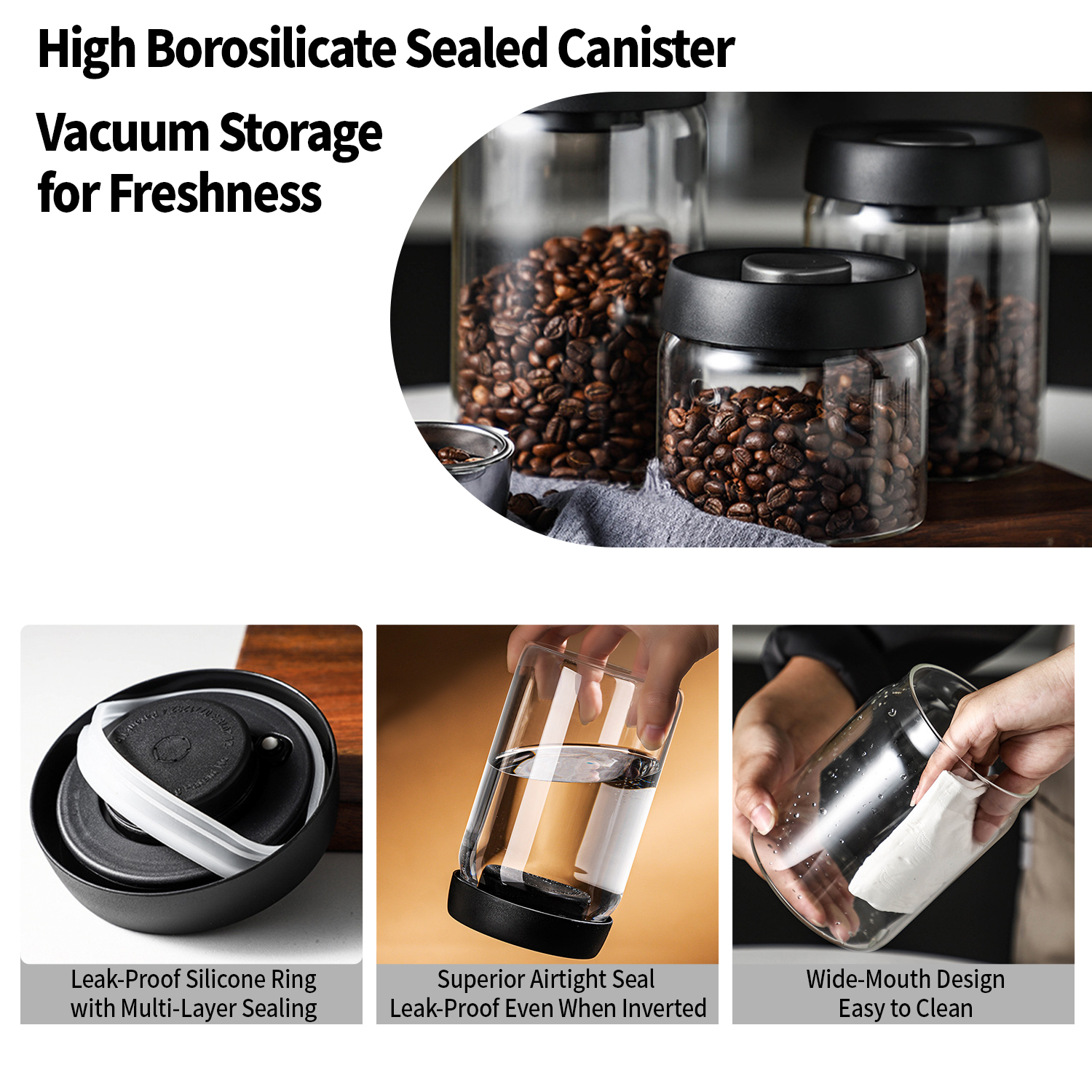 OANKR Vacuum Coffee Canister 5 - Food Storage Order avis et prix