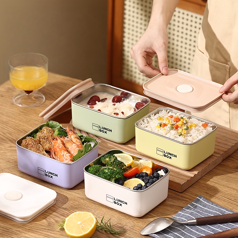 Stainless Steel Leak-Proof Foo - Food Storage Stainless Steel Containers avis et prix