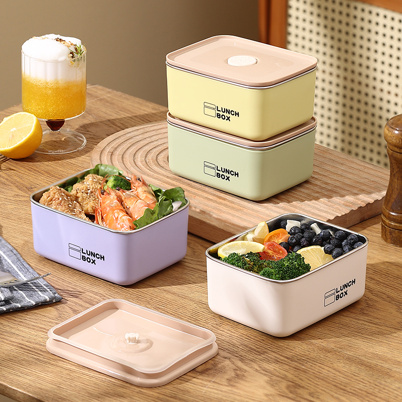 Stainless Steel Leak-Proof Foo - Food Storage Stainless Steel Containers avis et prix