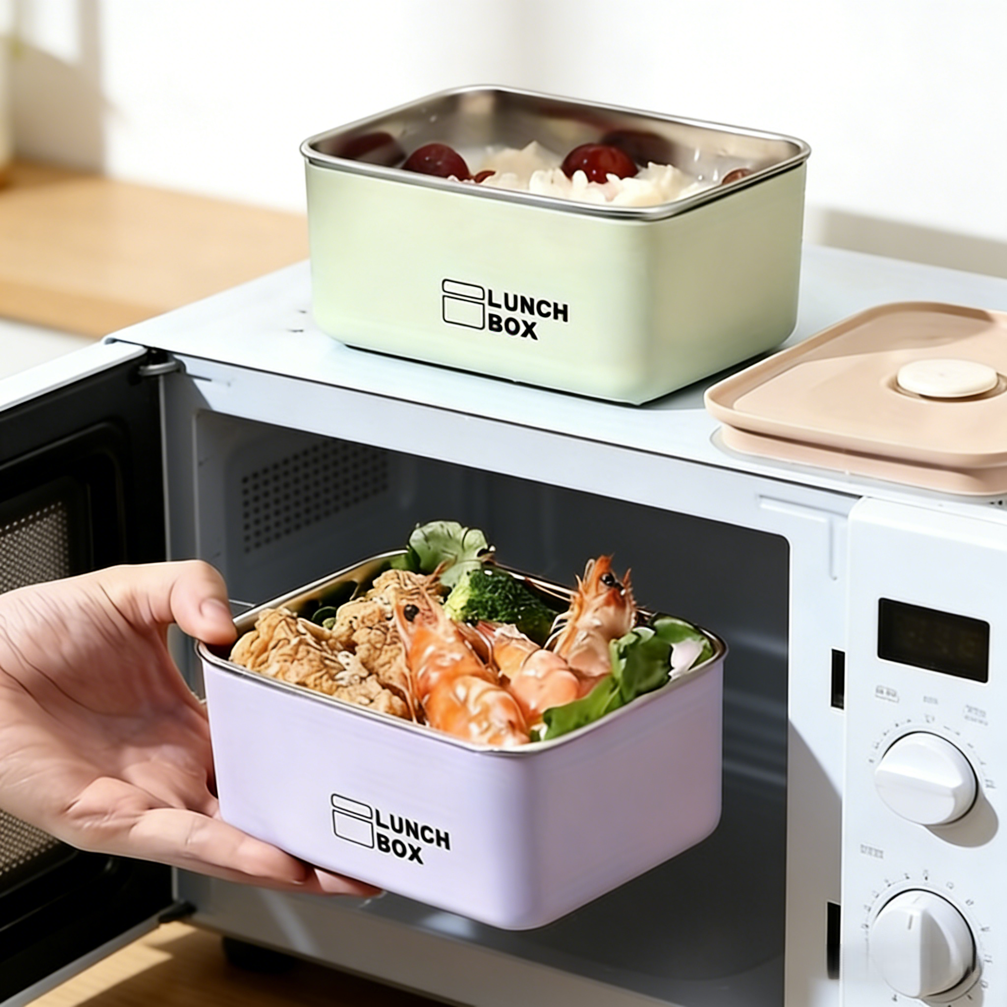 Stainless Steel Leak-Proof Foo - Food Storage Stainless Steel Containers avis et prix