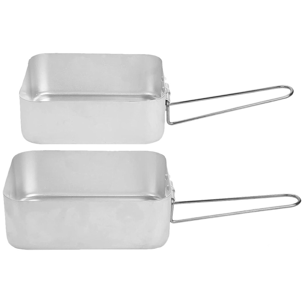 2Pcs Portable Aluminum Lunch B - Food Storage Aluminum Containers avis et prix