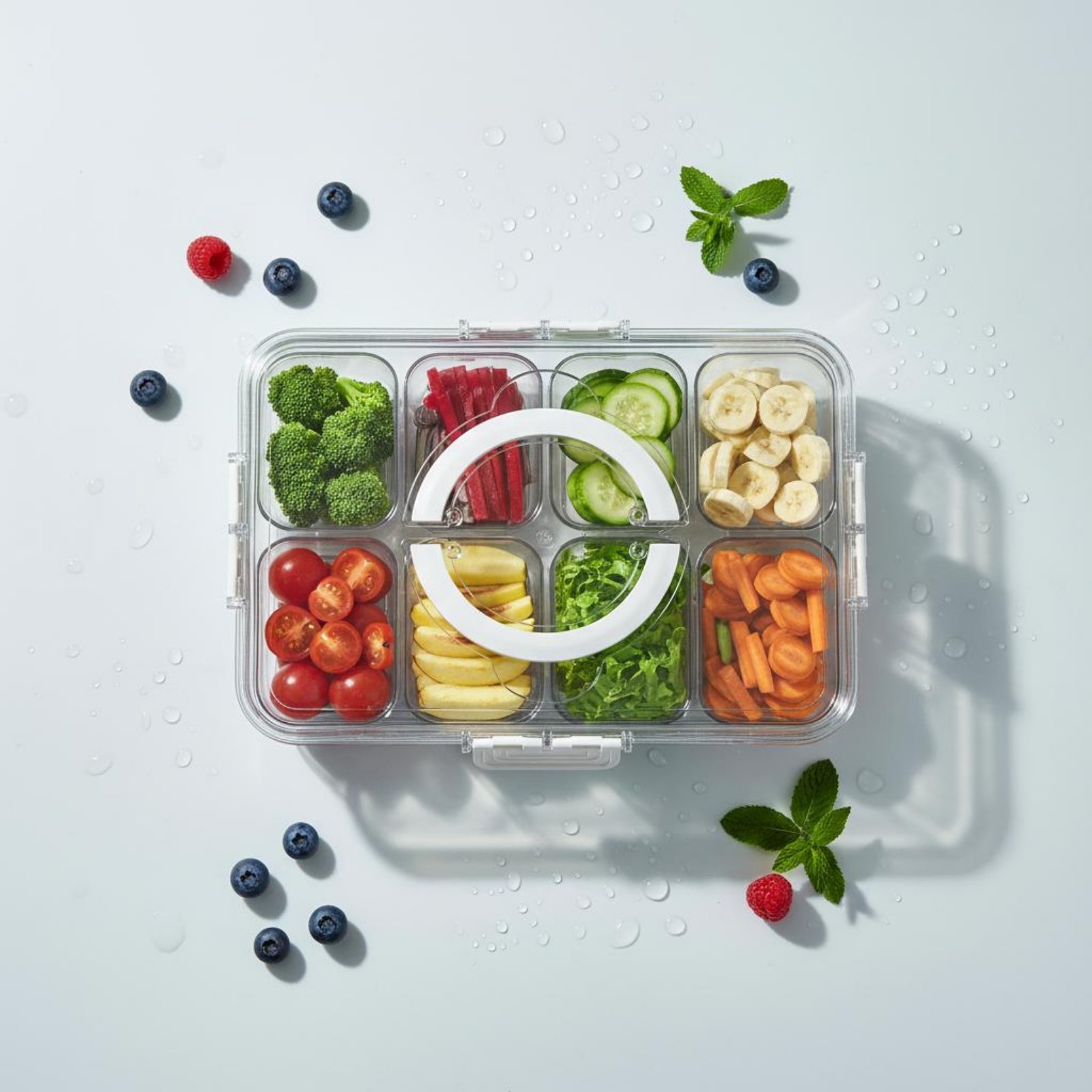 Refrigerator Storage Bin Drain - Food Storage With Dividers avis et prix