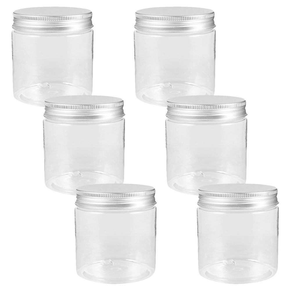 6Pcs 250Ml Mini Plastic Jars F - Food Storage Aluminum Containers avis et prix