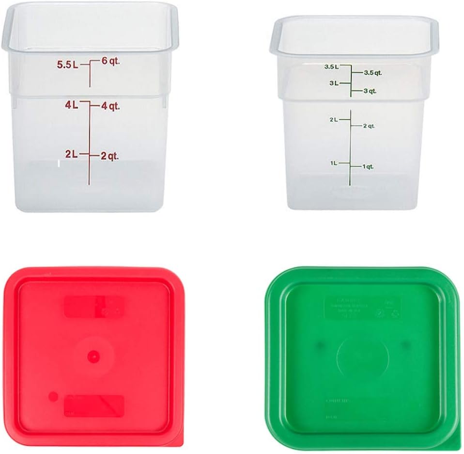 Containers With Lids - 4 Quart - Food Storage 4 Quart avis et prix