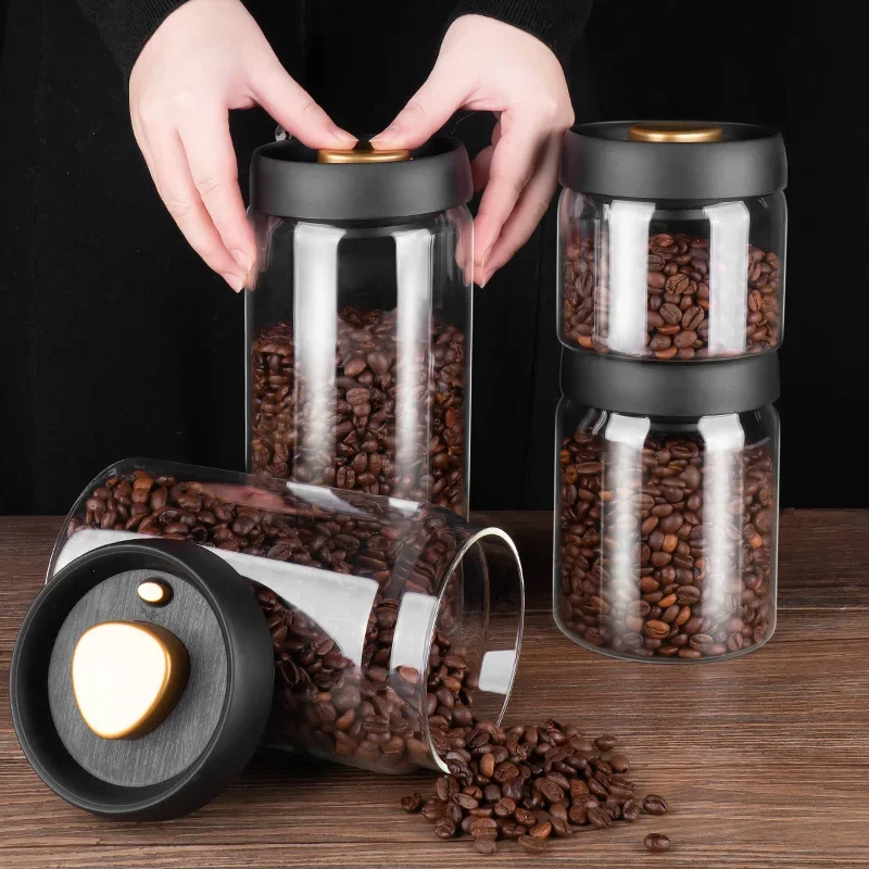 Coffee beans vacuum sealed jar - Food Storage Vacuum Containers avis et prix