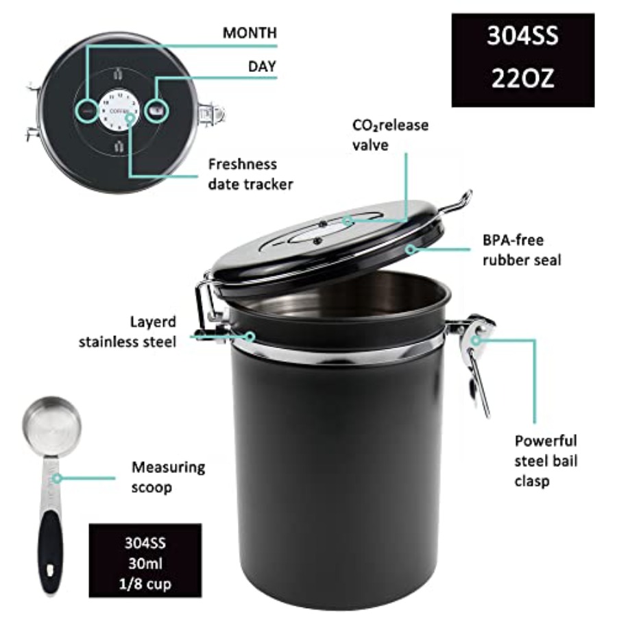 x 2pack 22oz Airtight Stainles - Food Storage Stainless Steel Containers avis et prix