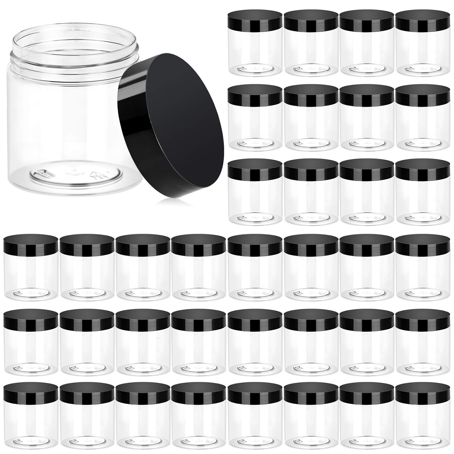 10 Pcs Empty Transparent Plast - Food Storage Drums avis et prix
