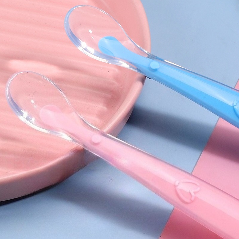 Baby Soft Silicone Spoon with  - Food Storage And Temperature avis et prix