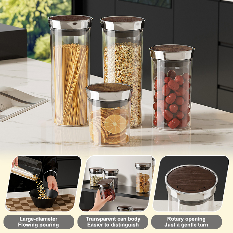 Uforu Food Grade Cereal Contai - Airtight Cereal Jar avis et prix