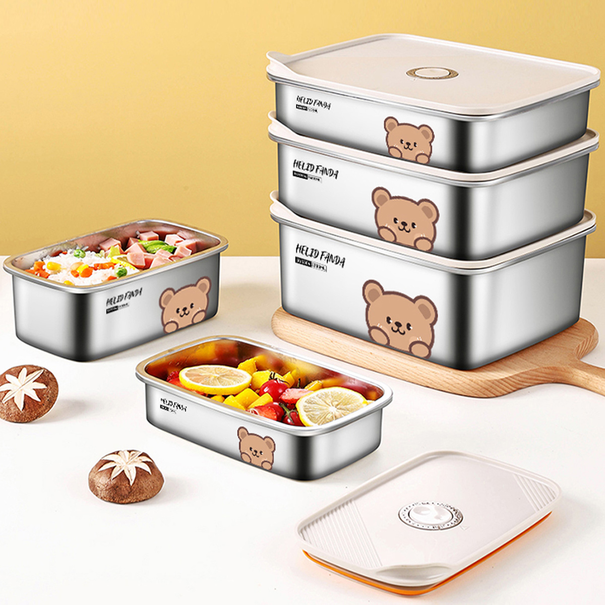 304 Stainless Steel Food Stora - Food Storage With Dividers avis et prix