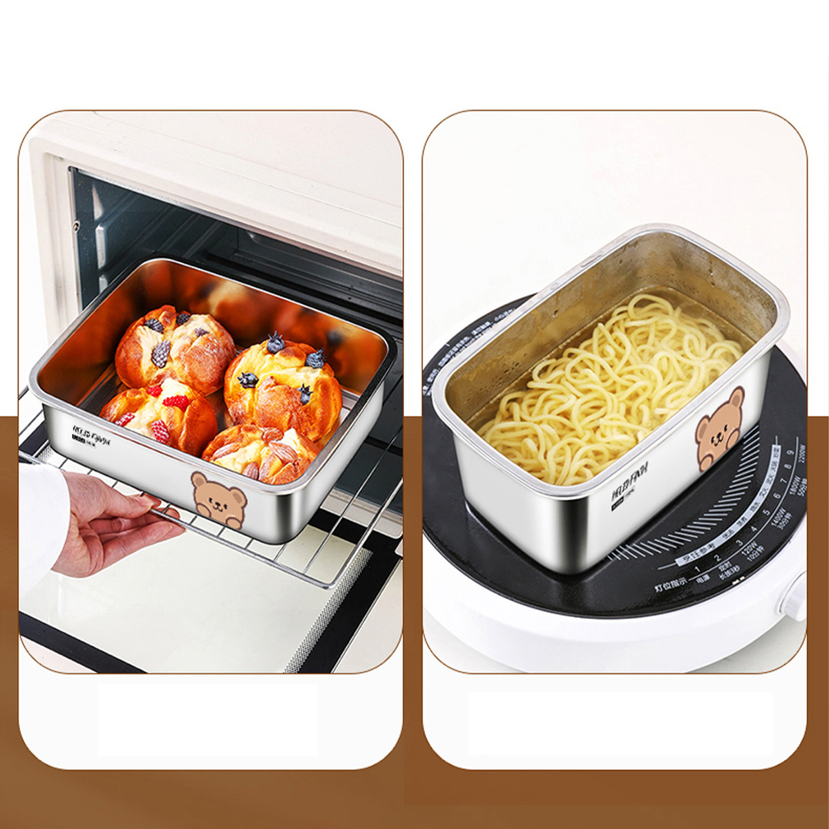 304 Stainless Steel Food Stora - Food Storage With Dividers avis et prix