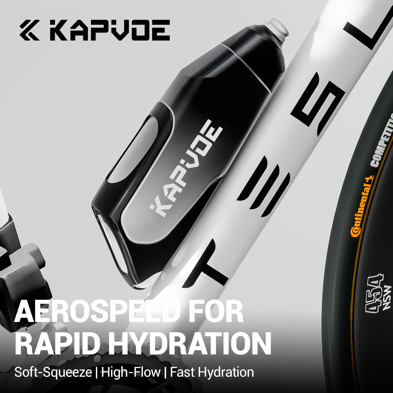Kapvoe 600ml Bike Water Bottle - Food Storage Drums avis et prix