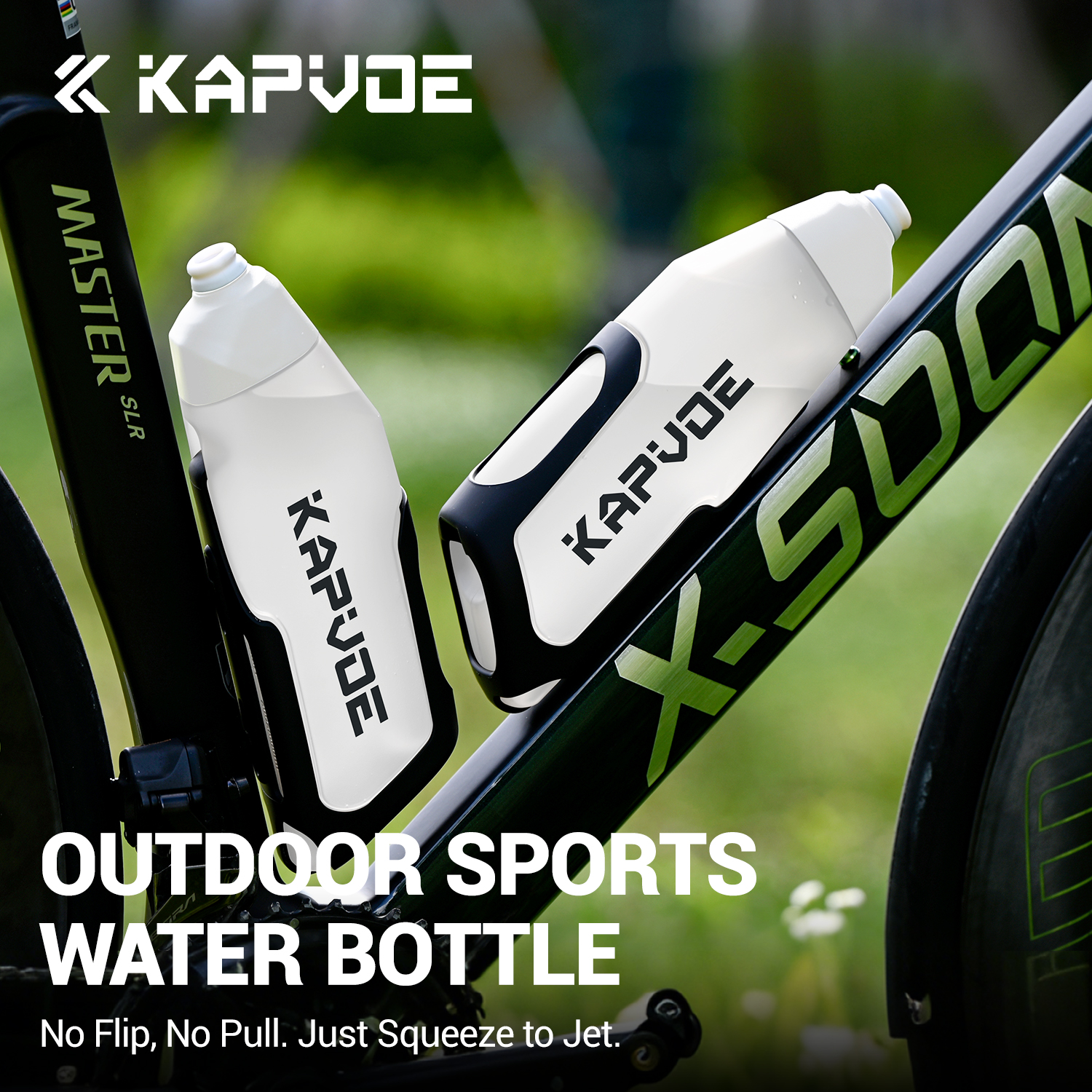 Kapvoe 600ml Bike Water Bottle - Food Storage Drums avis et prix