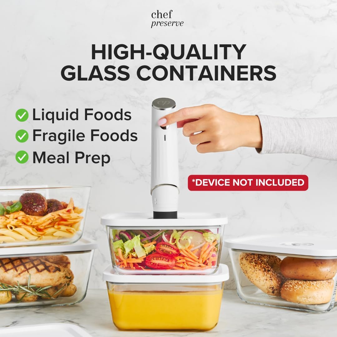 Vacuum Seal Glass Containers S - Food Storage Vacuum Containers avis et prix