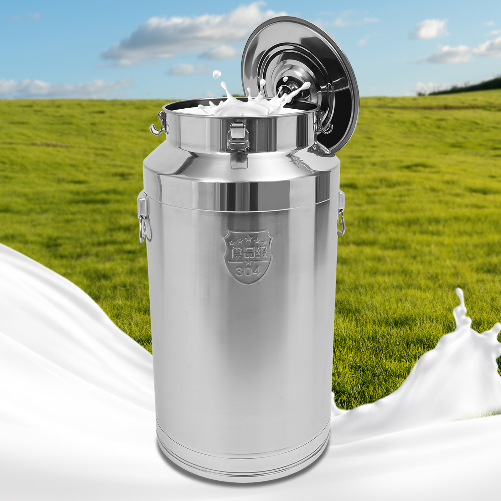 Multi-Purpose Silver Airtight  - Food Storage Drums avis et prix