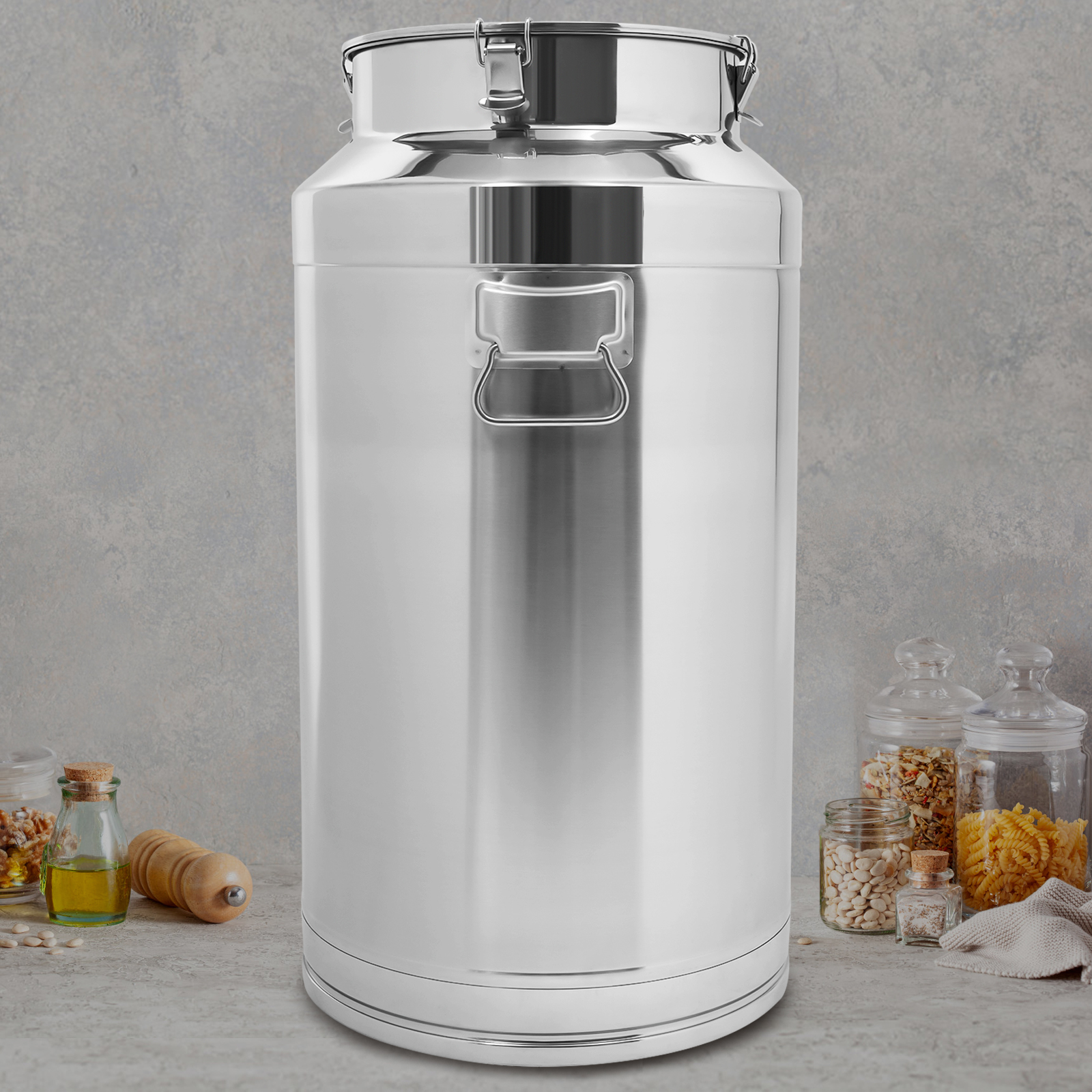 Multi-Purpose Silver Airtight  - Food Storage Drums avis et prix
