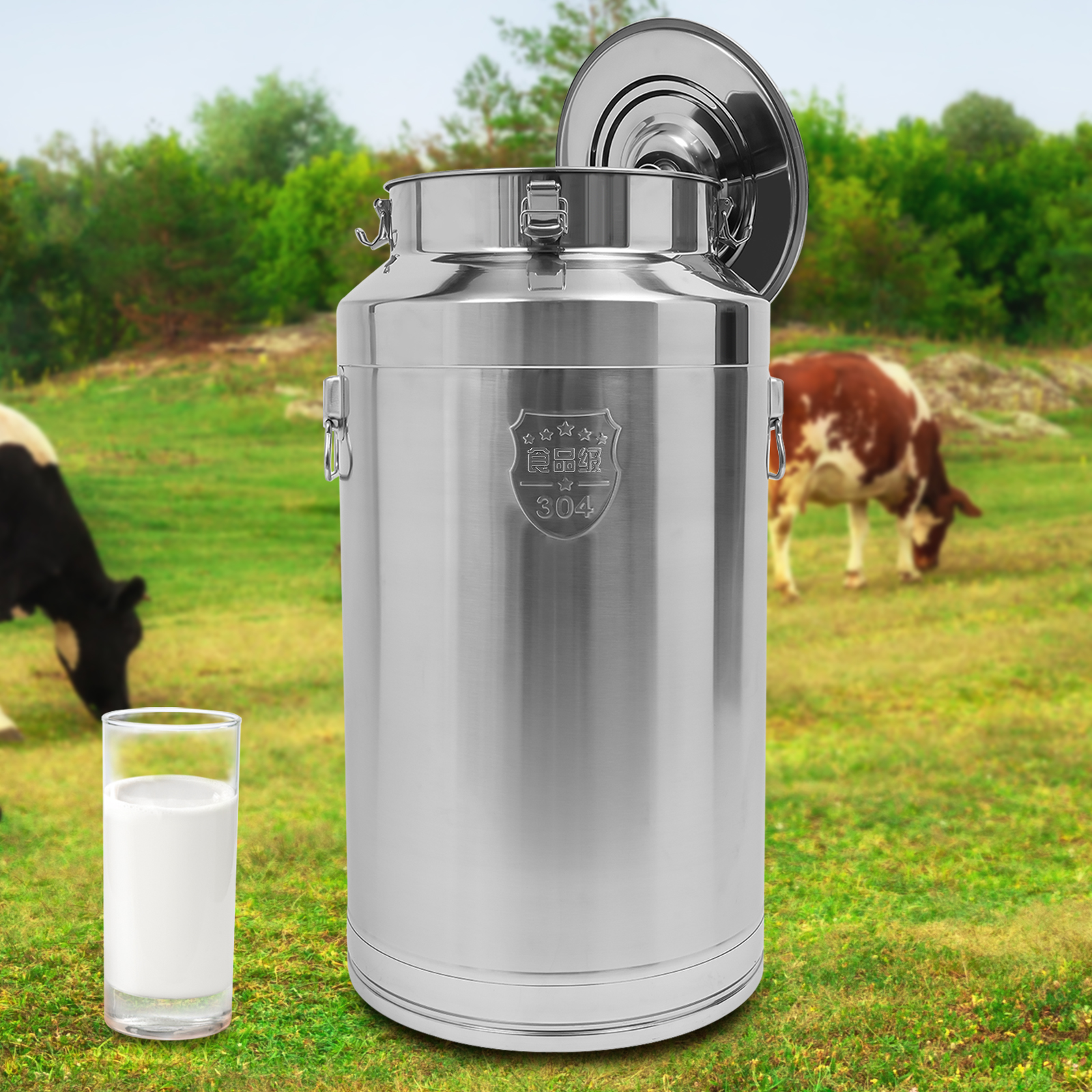 Multi-Purpose Silver Airtight  - Food Storage Drums avis et prix