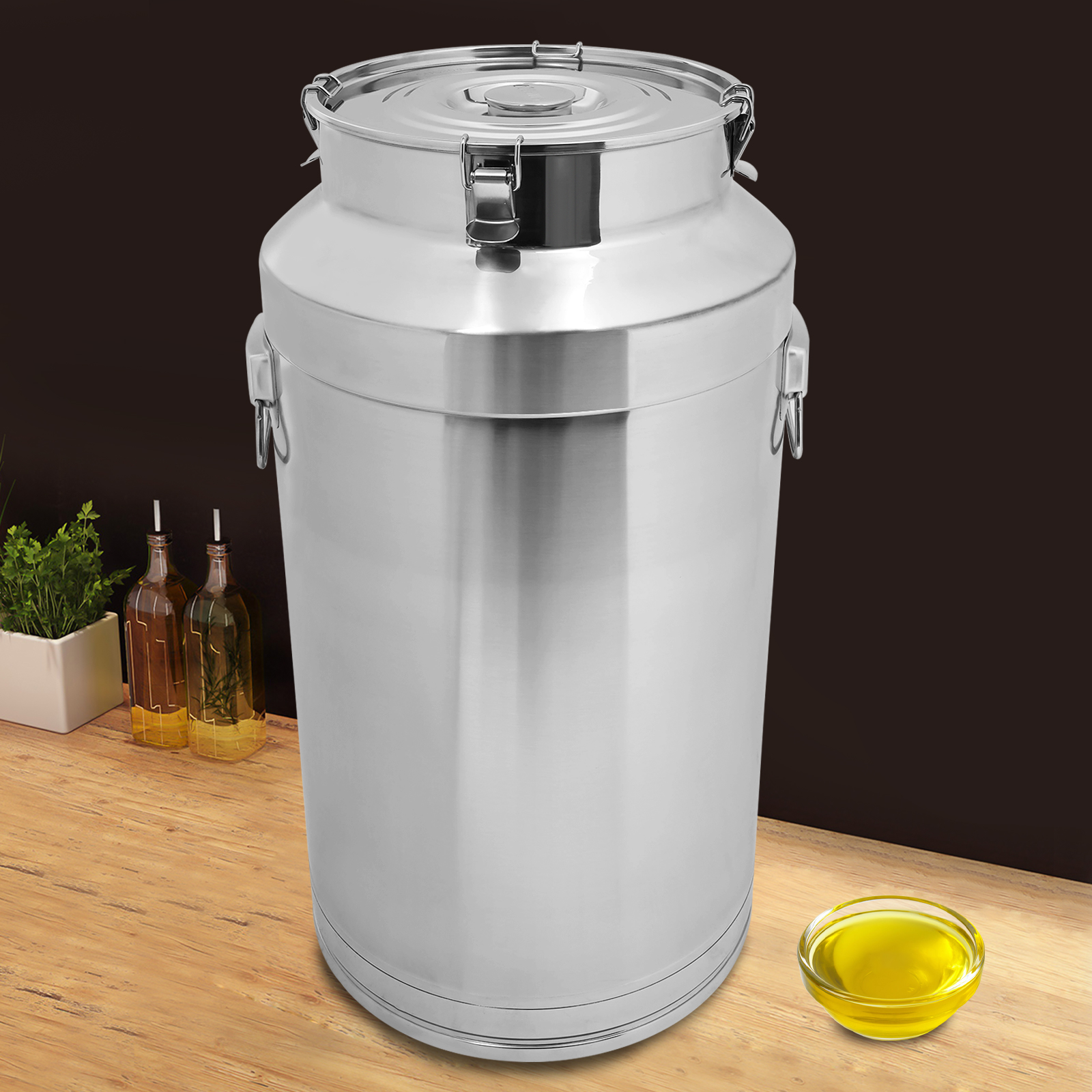 Multi-Purpose Silver Airtight  - Food Storage Drums avis et prix