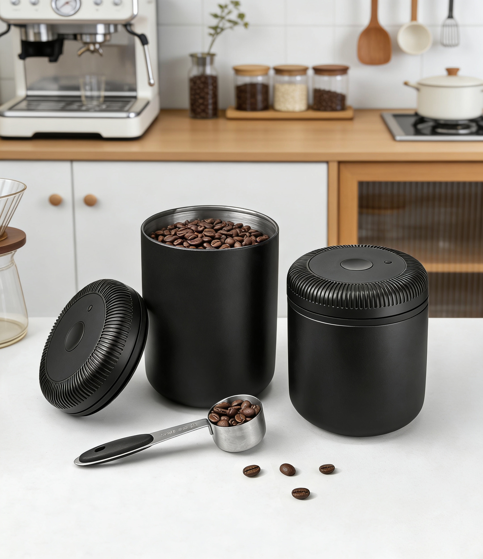 CAFEMASY Automatic Stainless S - Food Storage Vacuum Containers avis et prix