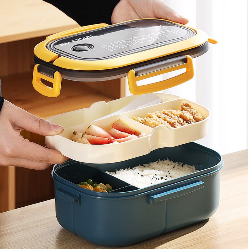Single Double-layer Lunch Box  - Food Storage Drawer Organizer avis et prix