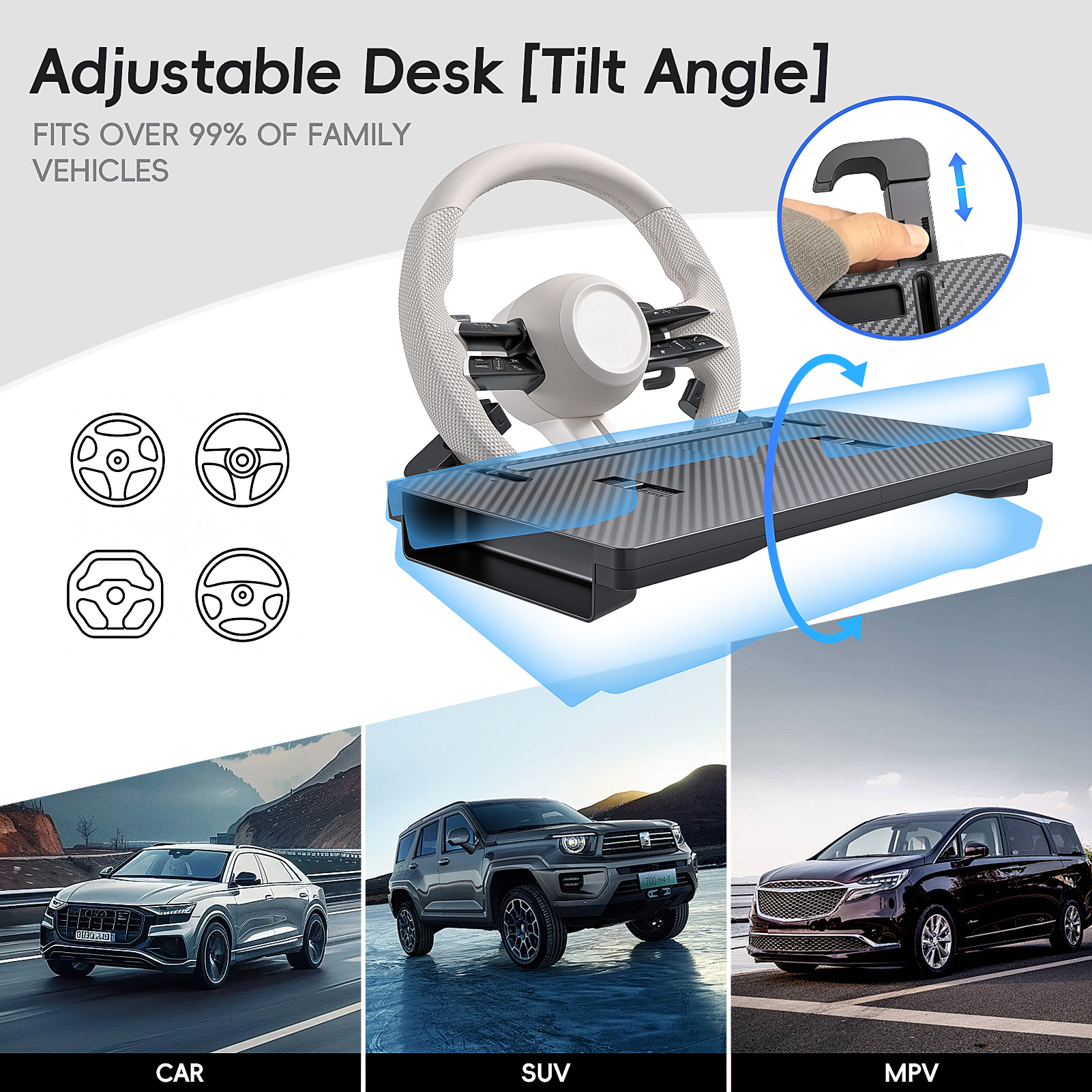 High-Grade Universal Car Steer - Food Storage On Table avis et prix