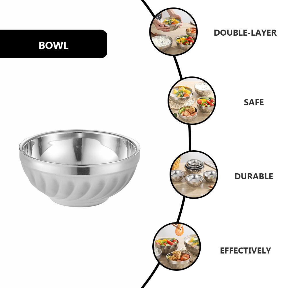 3Pcs Insulated Stainless Steel - Food Storage Stainless Steel Containers avis et prix
