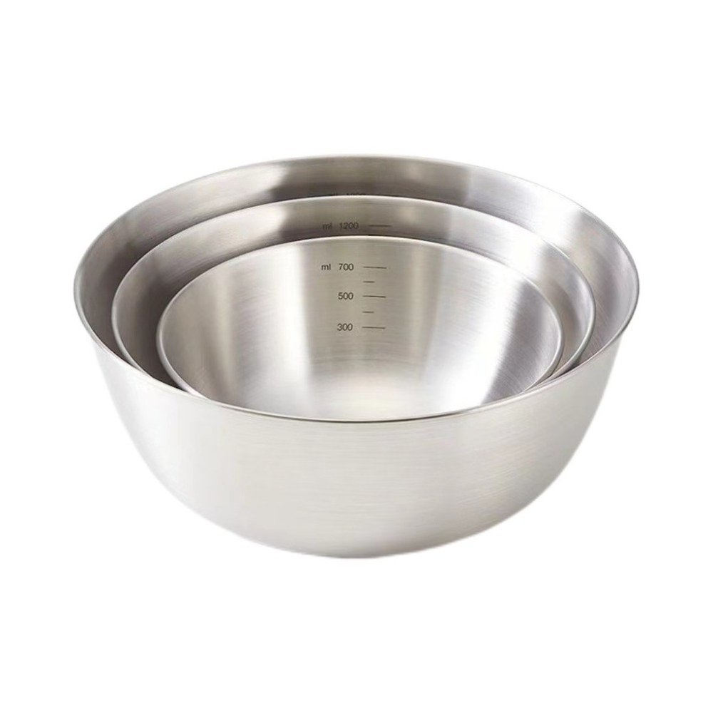 3pcs Stainless Steel Bowl Set  - Food Storage Home avis et prix