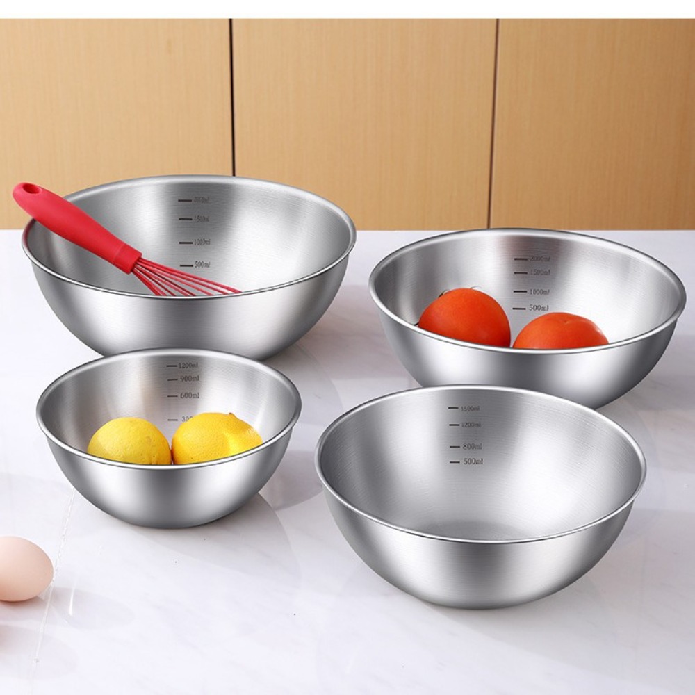 3pcs Stainless Steel Bowl Set  - Food Storage Home avis et prix