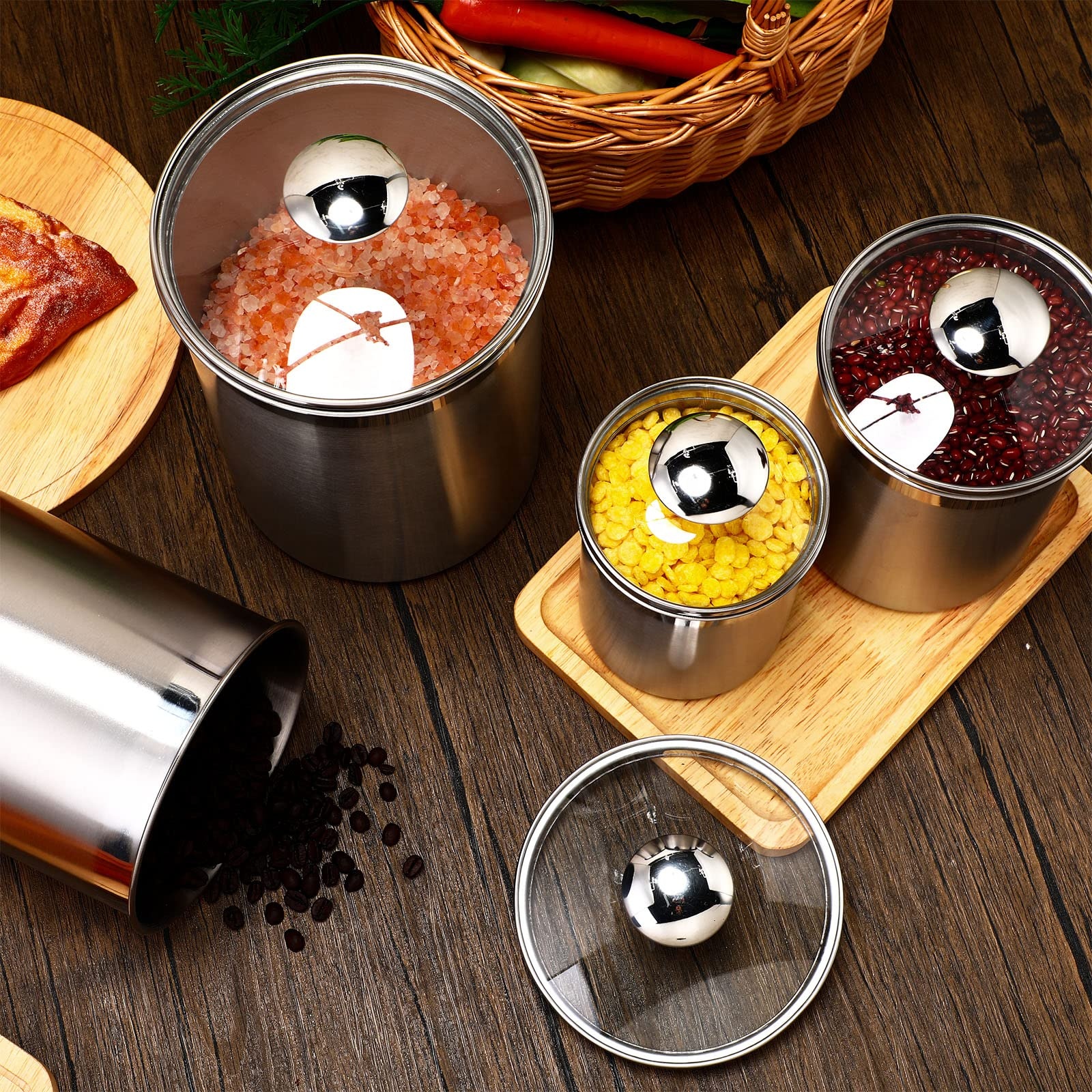 Food Storage Containers Tea Co - Food Storage Stainless Steel Containers avis et prix