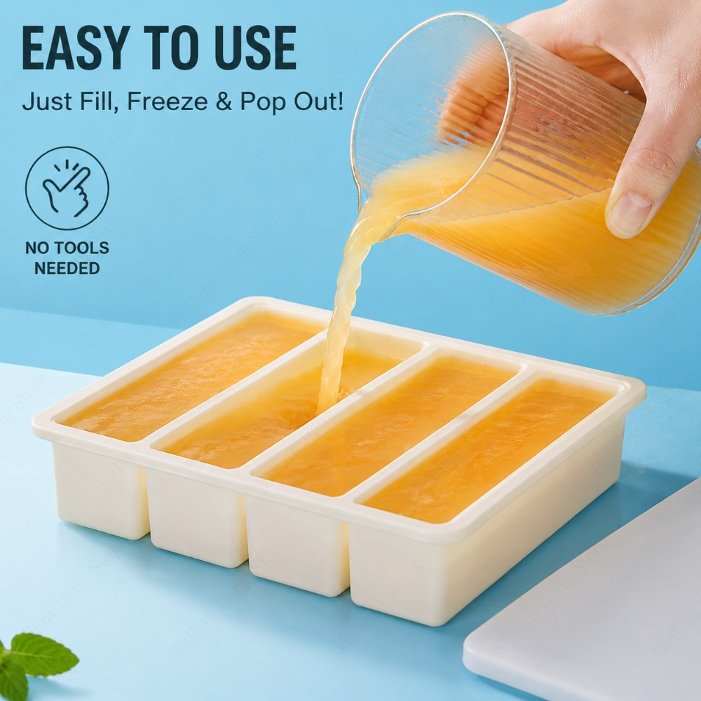 Durable Silicone Freezing Tray - Food Storage Home avis et prix