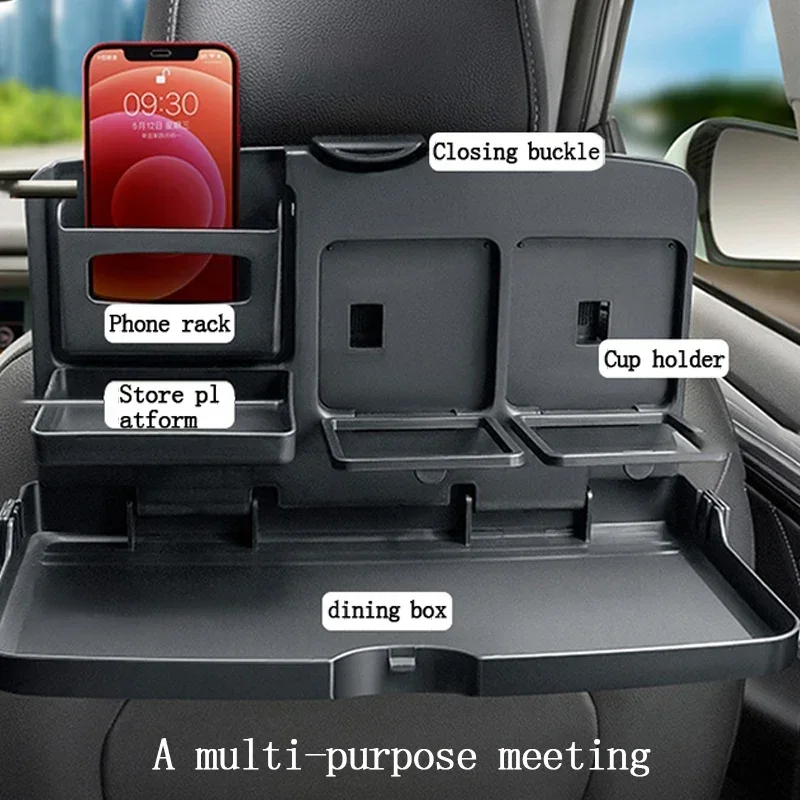 Car Back Seat Foldable Dining  - Food Storage On Table avis et prix