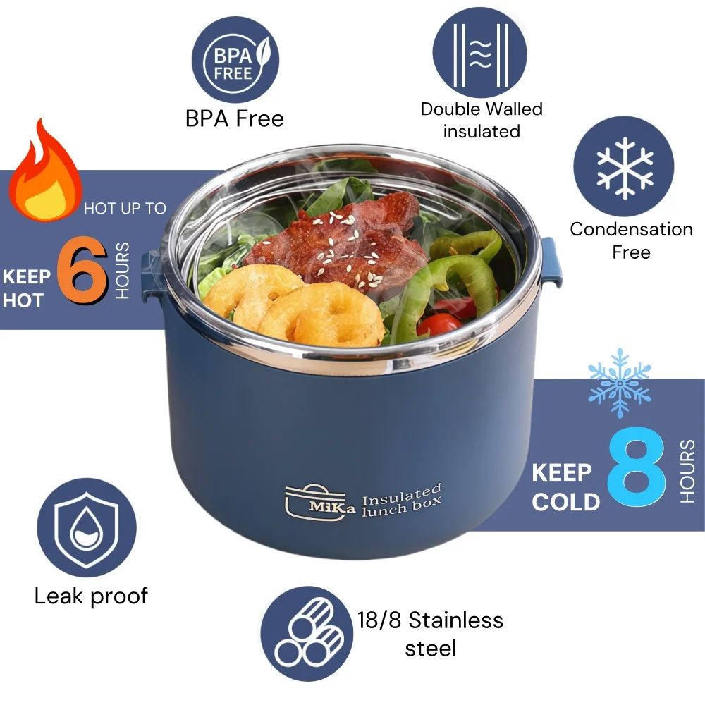 Stainless Thermal Insulation B - Food Storage Stainless Steel Containers avis et prix