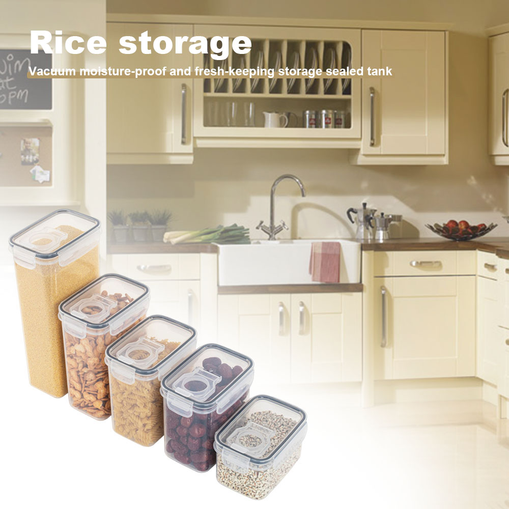 Sealed Plastic Food Storage Bo - Airtight Cereal Jar avis et prix